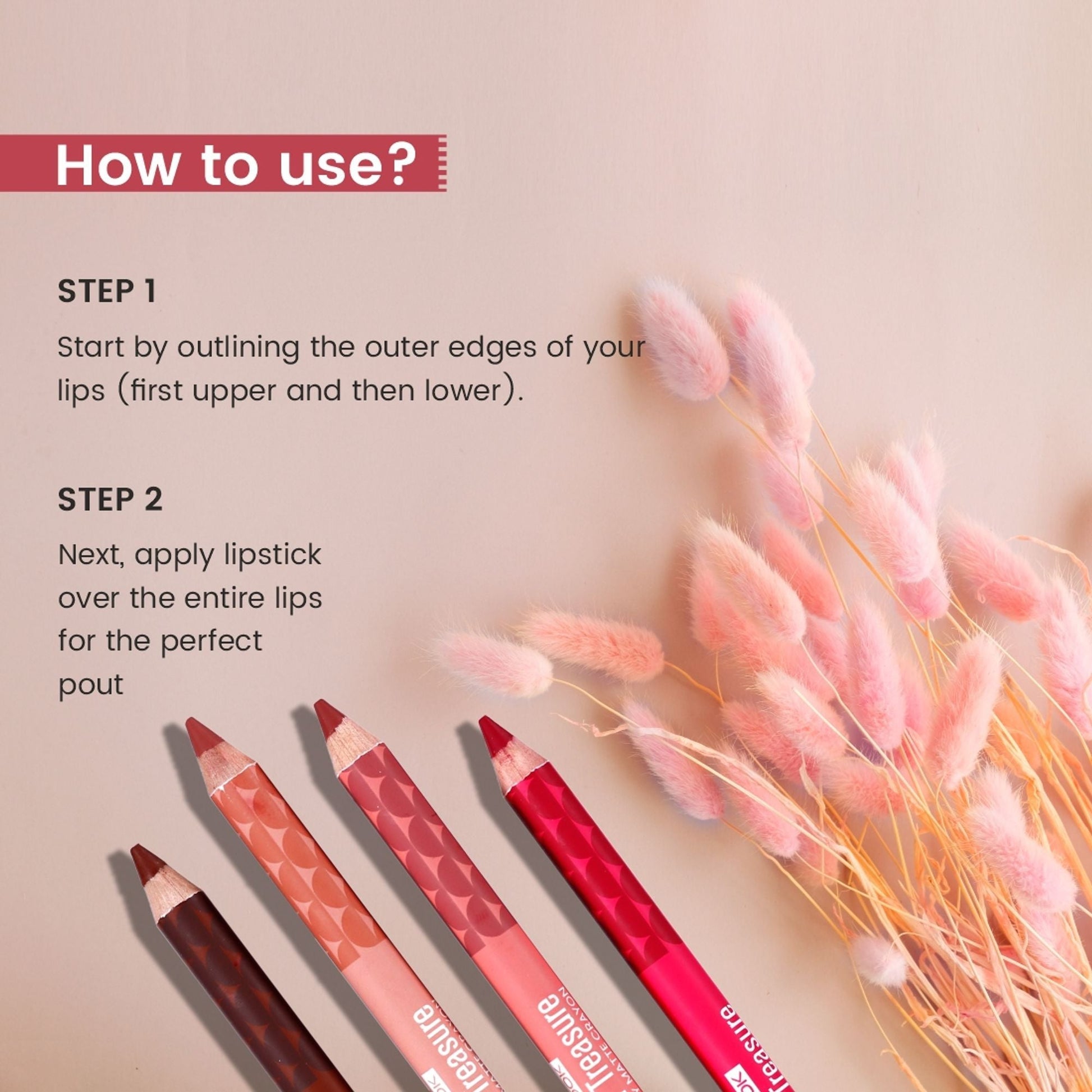 Matt Look Color Treasure Luxury Matte Lip Pencil Crayon - 03 Red Fantasy 