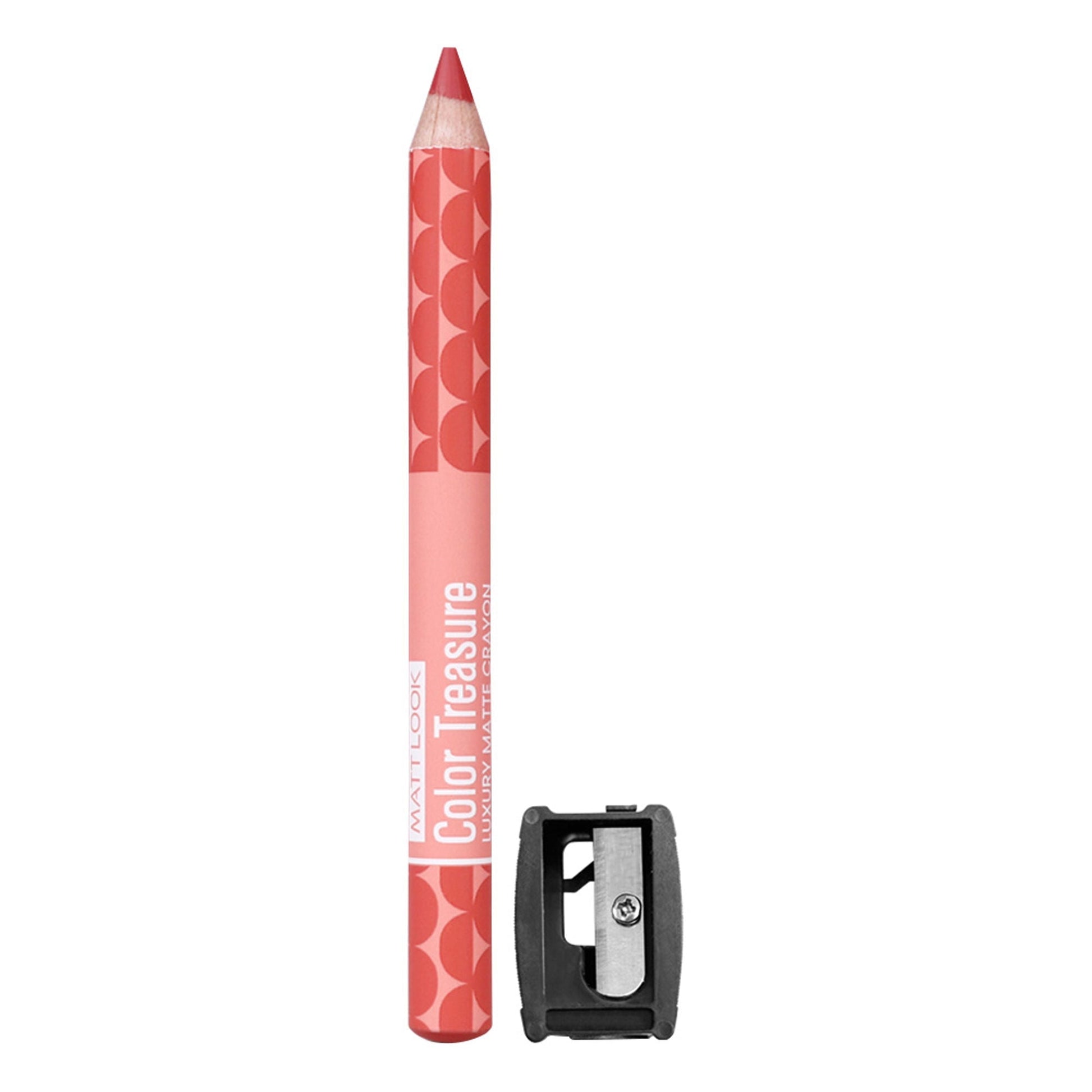 Matt Look Color Treasure Luxury Matte Lip Pencil Crayon - 13 Candy Peach 