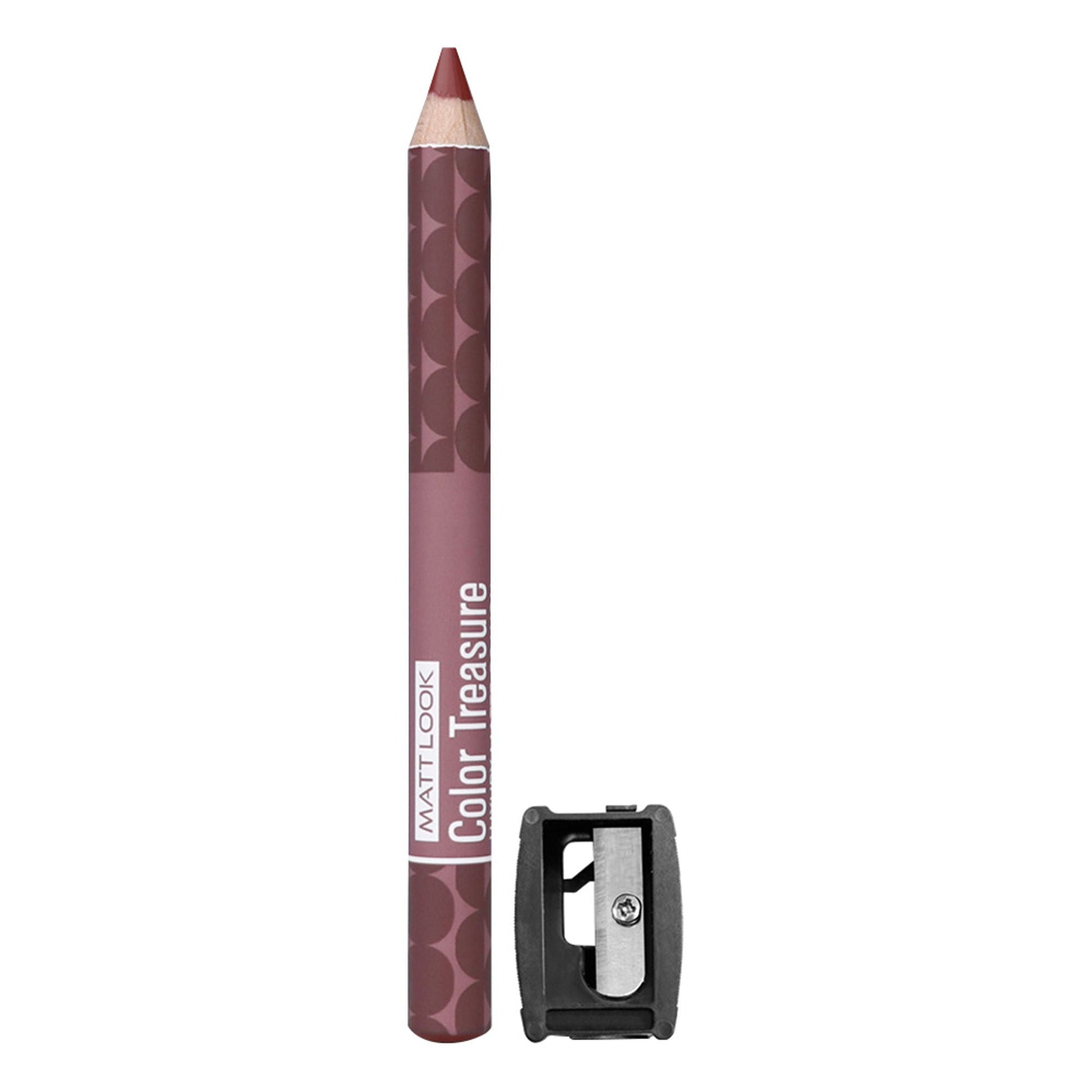 Matt Look Color Treasure Luxury Matte Lip Pencil Crayon - 15 Glazed Mauve 