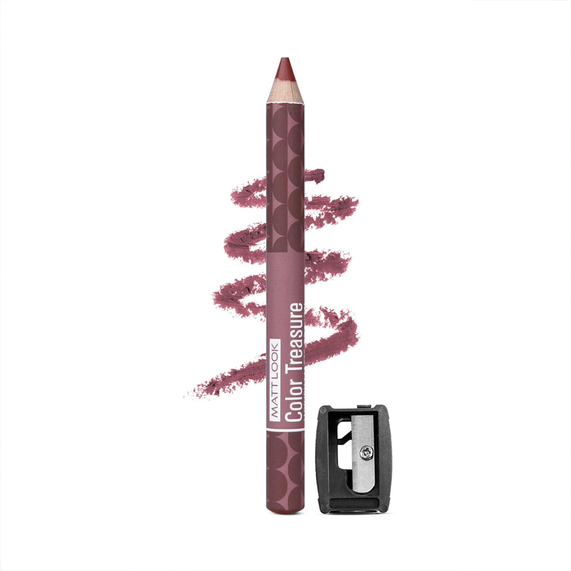 Matt Look Color Treasure Luxury Matte Lip Pencil Crayon - 15 Glazed Mauve 