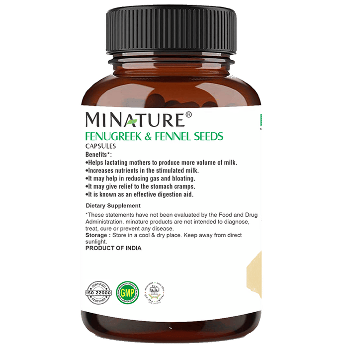 Minature Fenugreek & Fennel Seeds Capsules 