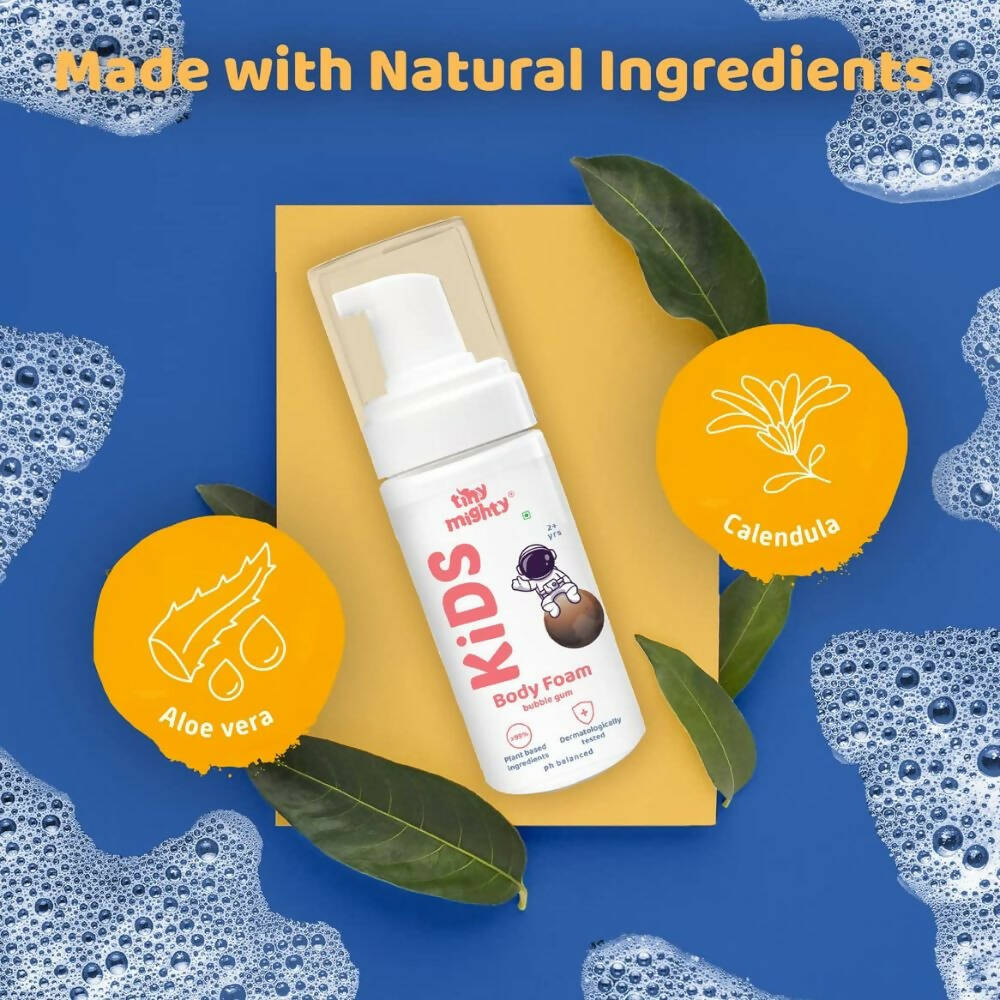 Tiny Mighty Kids Foam Body Wash And Body Lotion Combo  Grab2Buy Tiny Mighty Grab2Buy