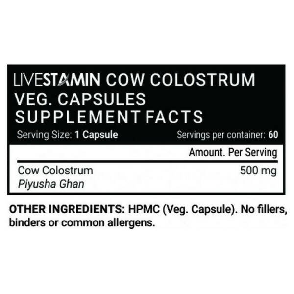 Livestamin Cow Colostrum Capsules - Grab2buy