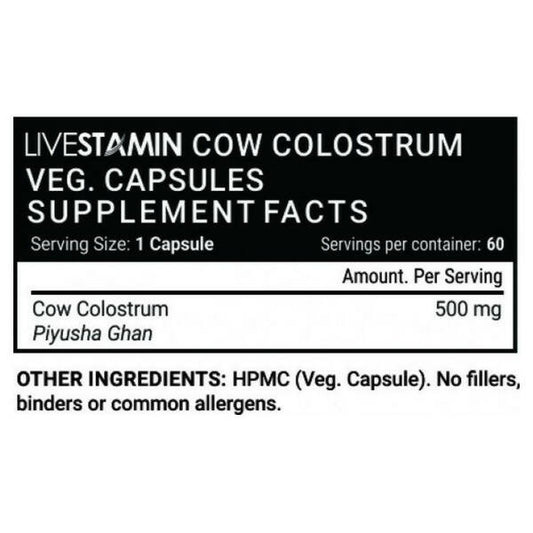 Livestamin Cow Colostrum Capsules - Grab2buy