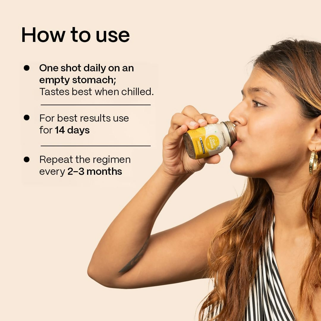 The Good Bug Gut Cleanse - 14 Prebiotic Colon Detox Shots (70ml Each) 