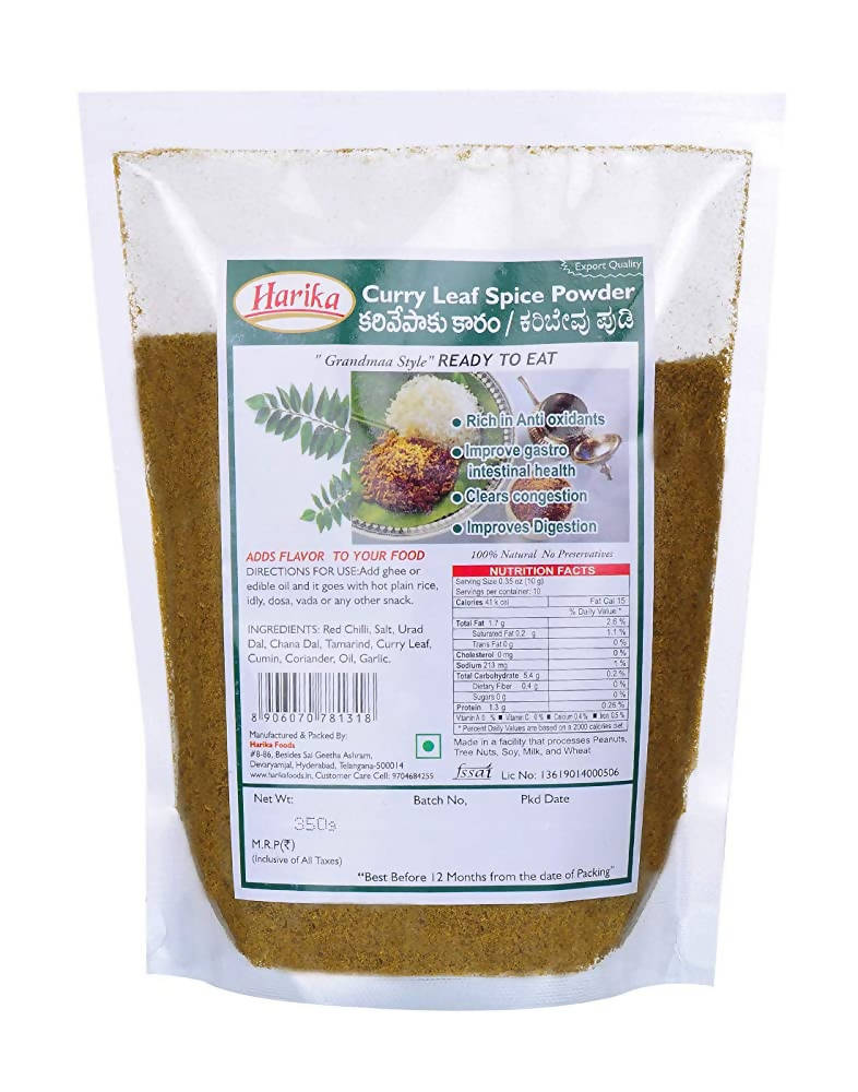 Harika Curry Leaf Spice Powder - Grab2buy