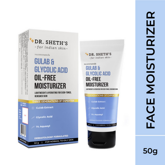 Dr. Sheth's Gulab & Glycolic Acid Oil-Free Moisturizer 