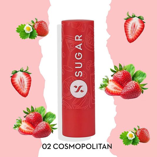Sugar Cosmetics Tipsy Lip Balm - 02 Cosmopolitan - Grab2buy