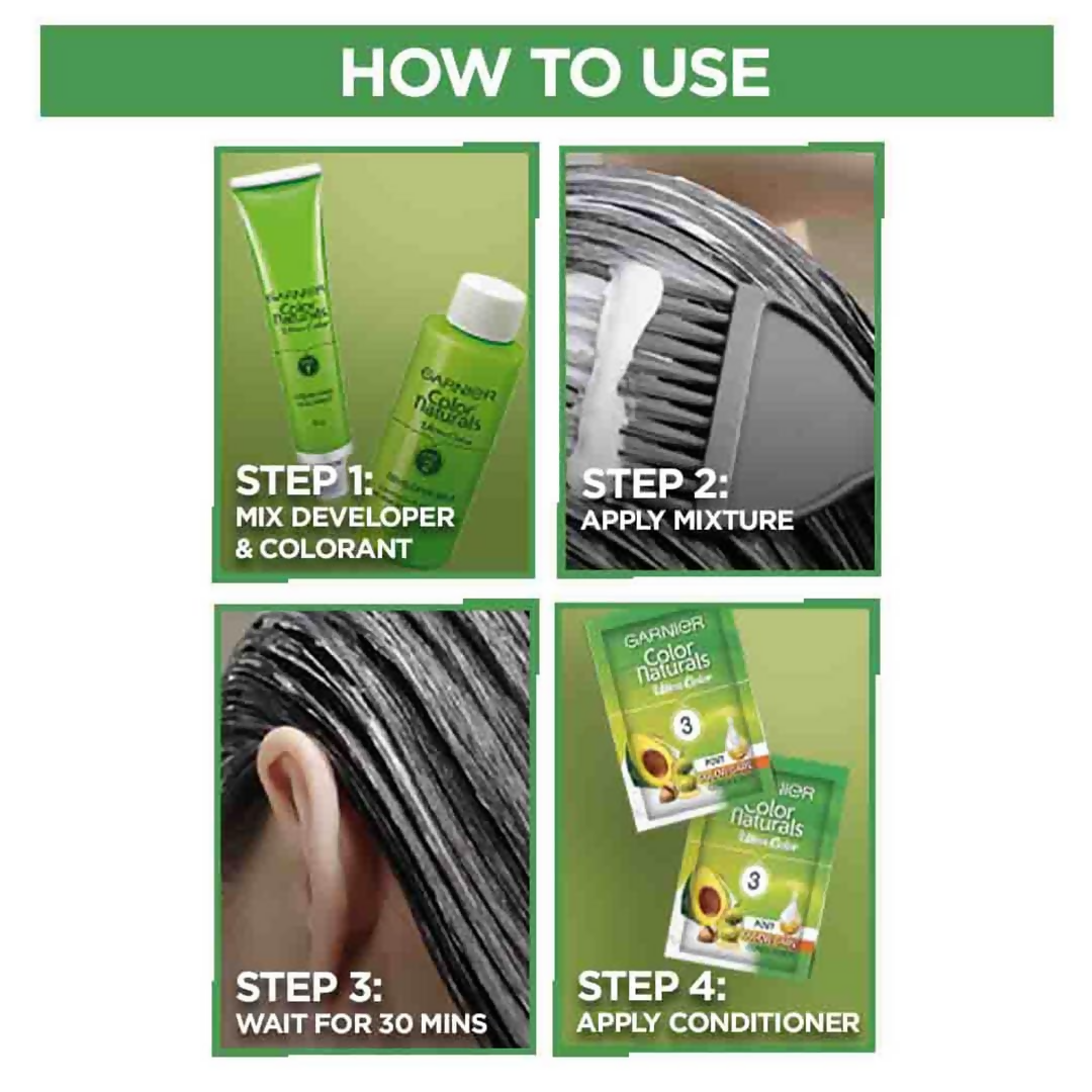 Garnier Color Naturals Ultra Hair Color - 7.3 Golden Brown - Grab2buy