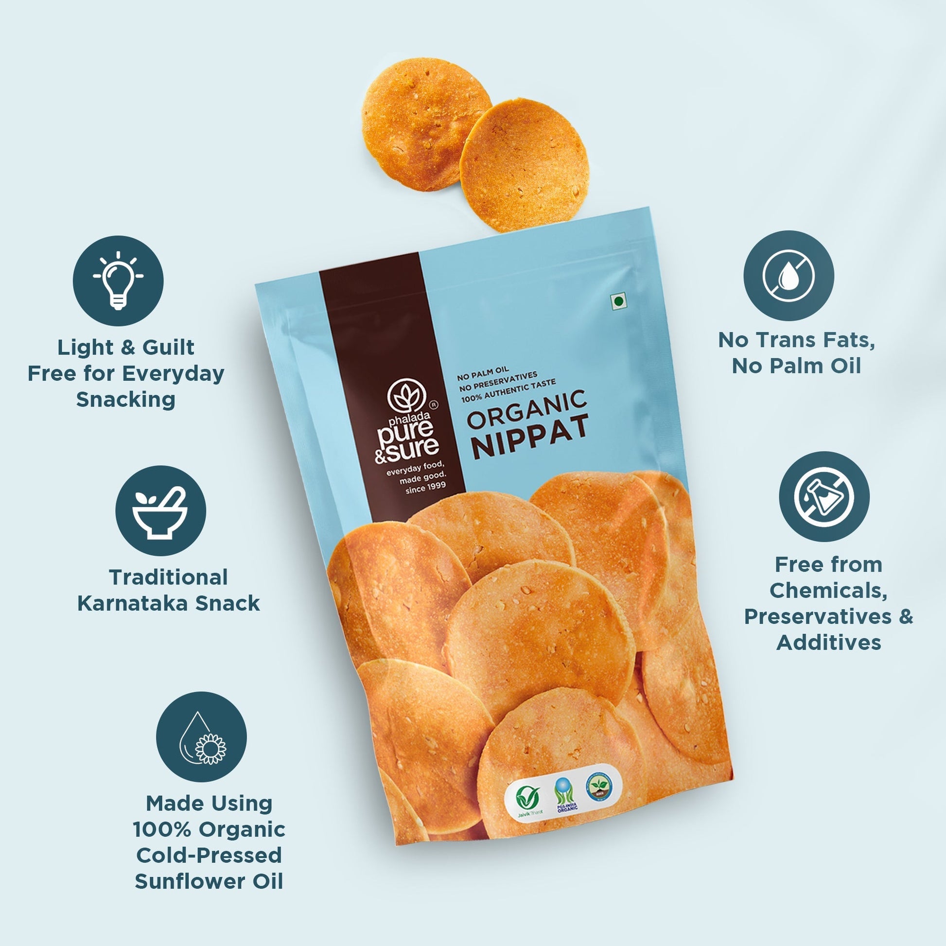 Pure & Sure Organic Nippat 