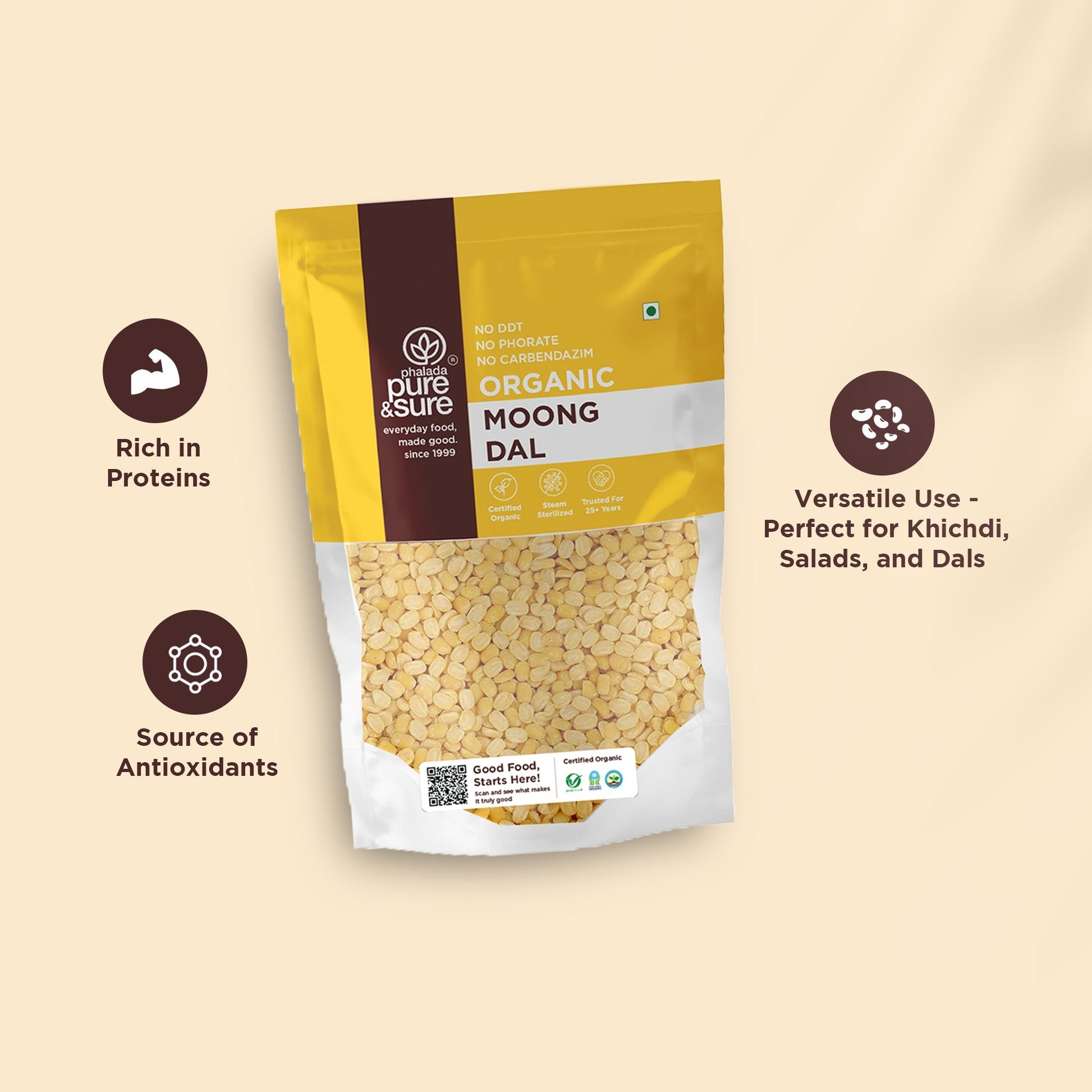 Pure & Sure Organic Moong Dal