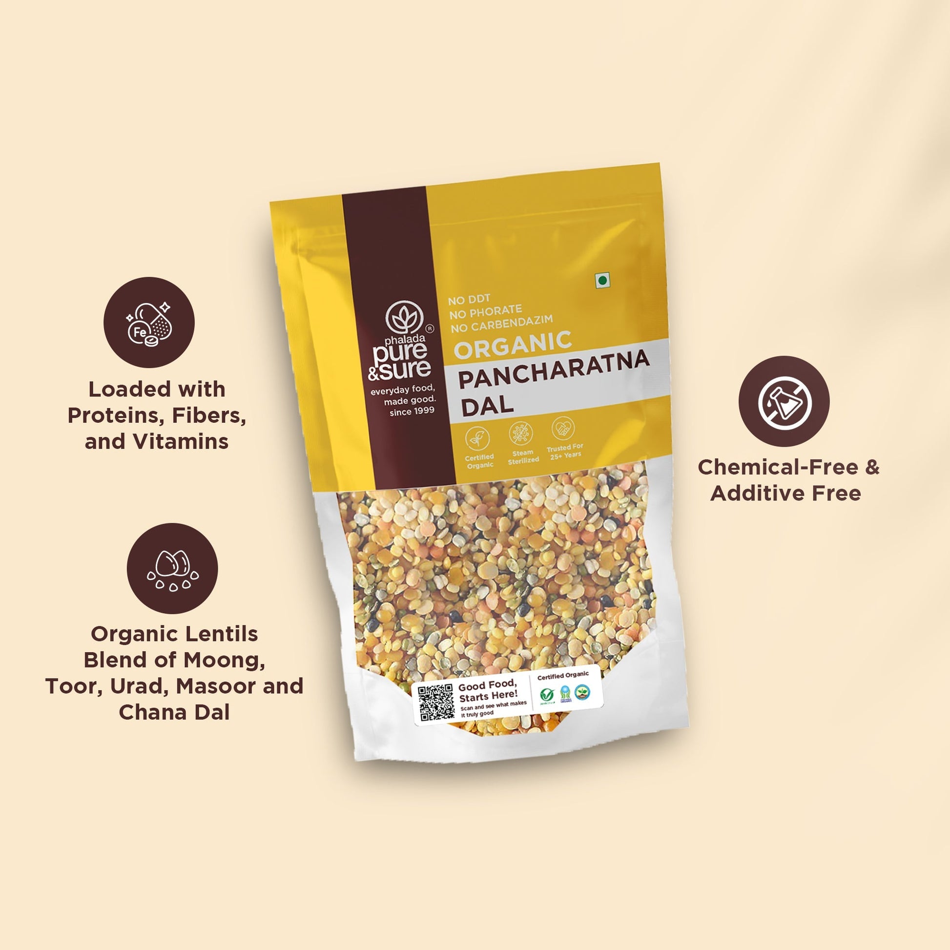 Pure & Sure Organic Pancharatna Dal