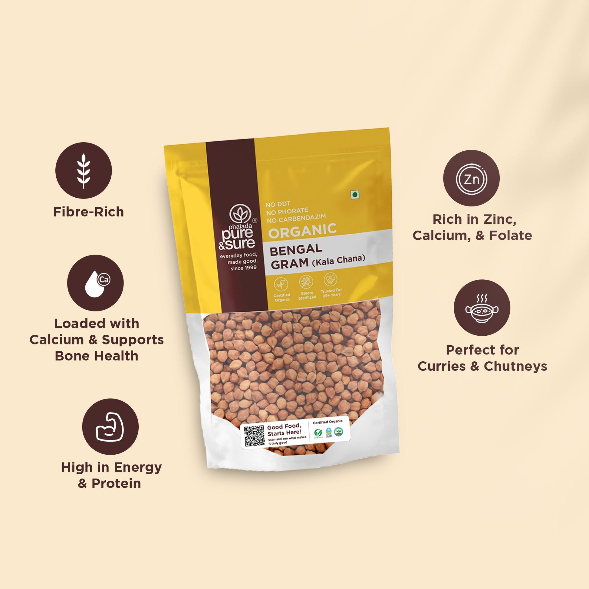 Pure & Sure Organic Bengal Gram
