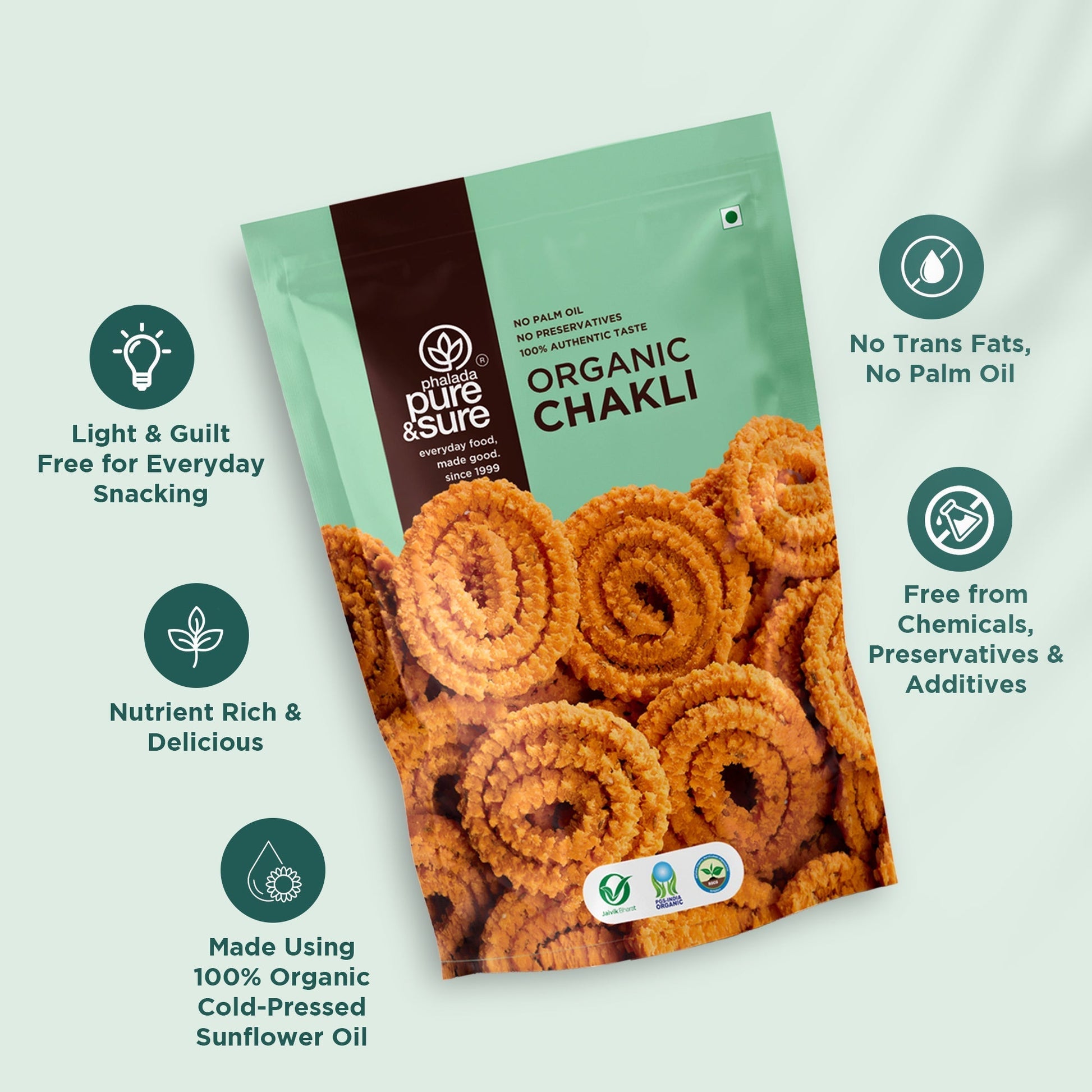 Pure & Sure Organic Chakli 