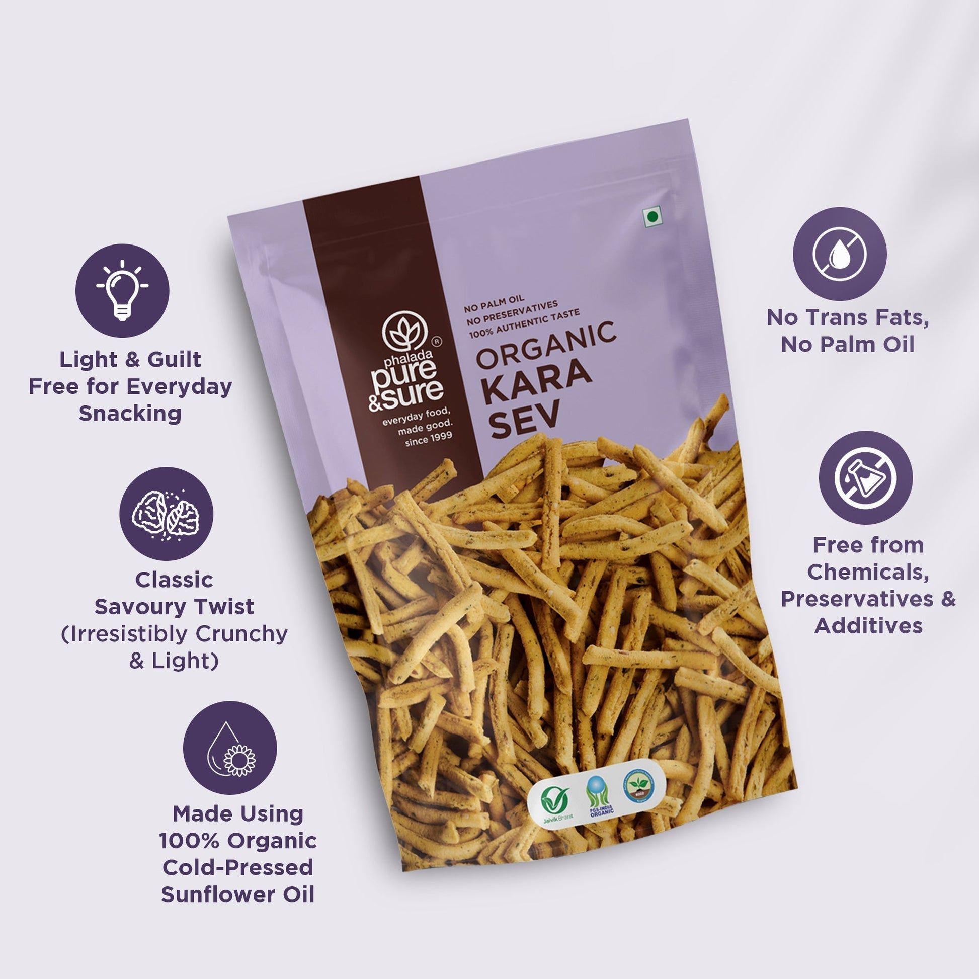 Pure & Sure Organic Kara Sev 
