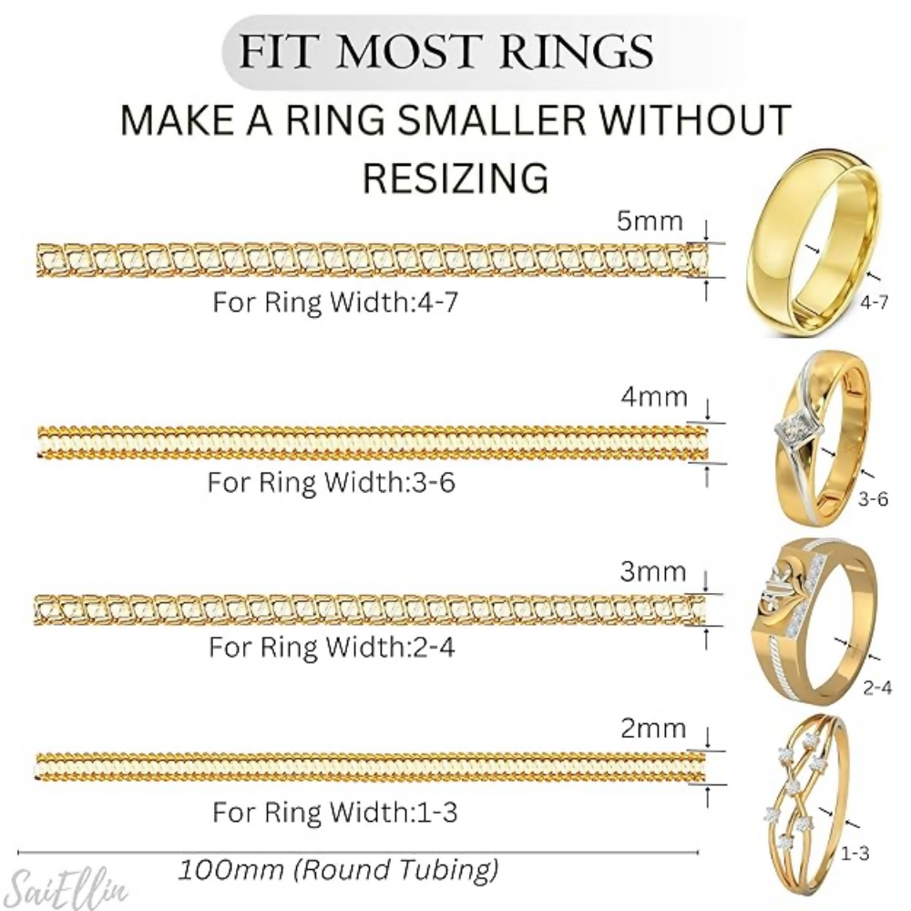 Saiellin Ring Size Adjuster For Loose Rings - Gold