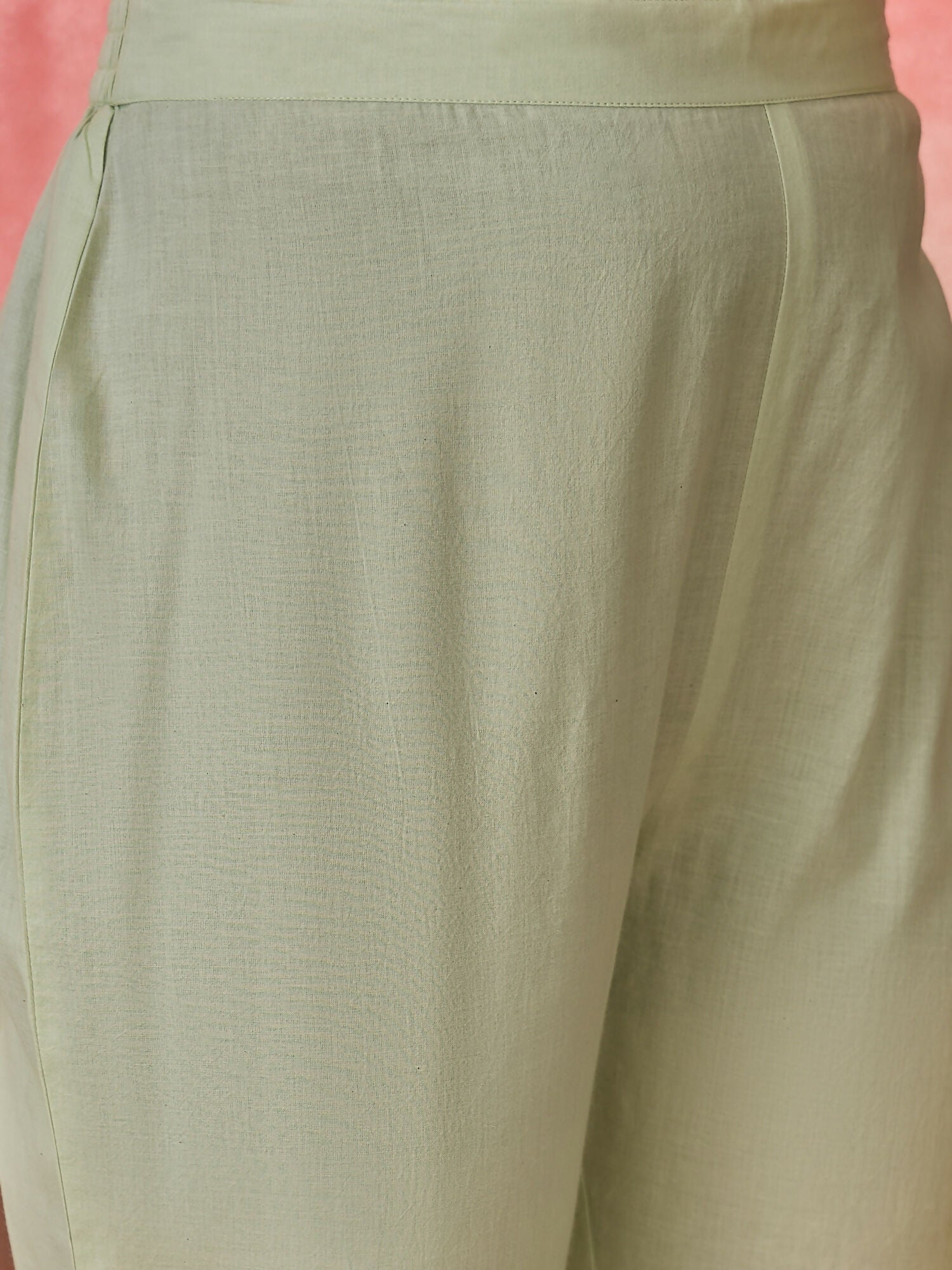 Joban Fashion Embroidery Green Pure Cotton Cord Set