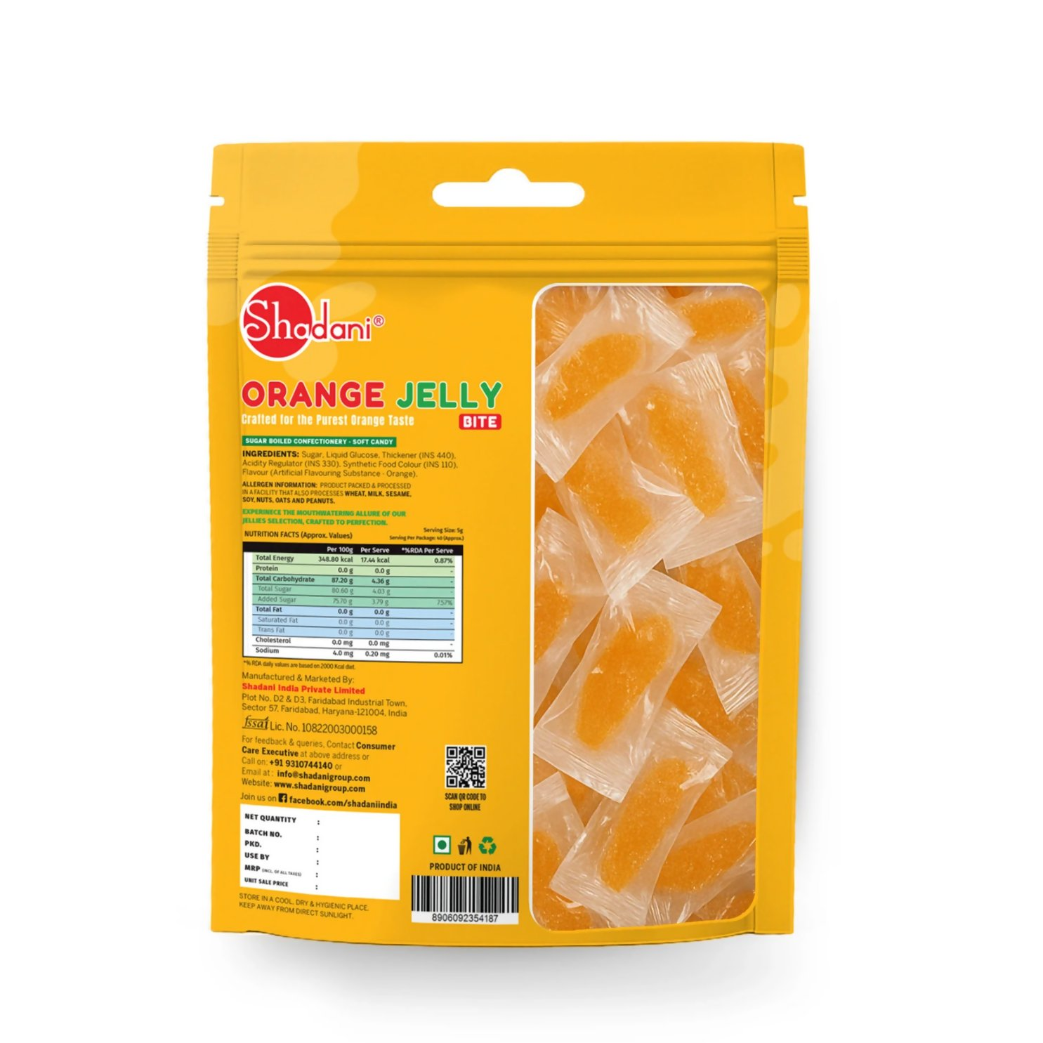 Shadani Orange Jelly Bite 