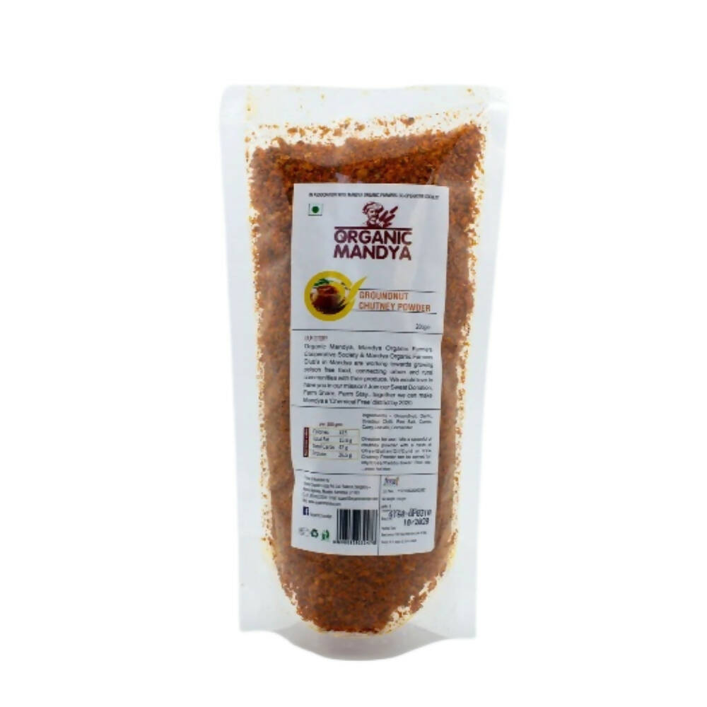 Organic Mandya Groundnut Chutney Powder - Grab2buy