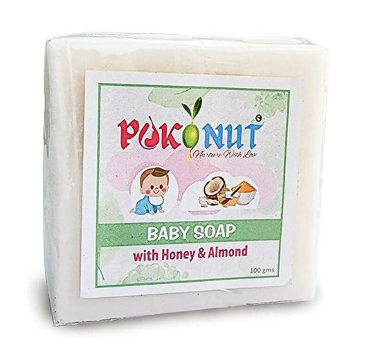Pokonut Baby Soap With Honey & Almond - Grab2buy