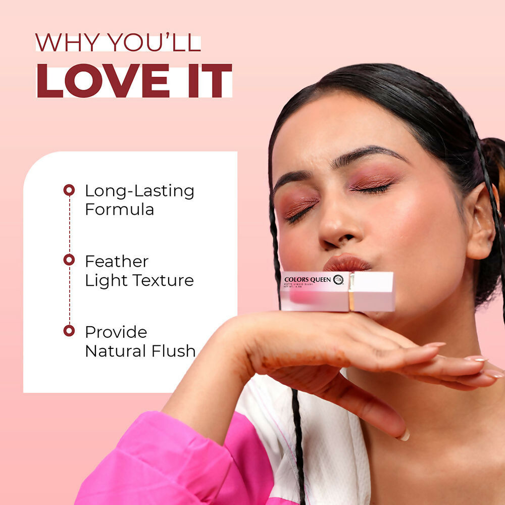 Colors Queen Matte Liquid Blush - Love 