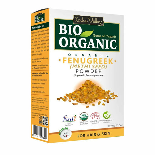 Indus Valley Bio Organic Fenugreek (Methi Seed) Powder - Grab2buy