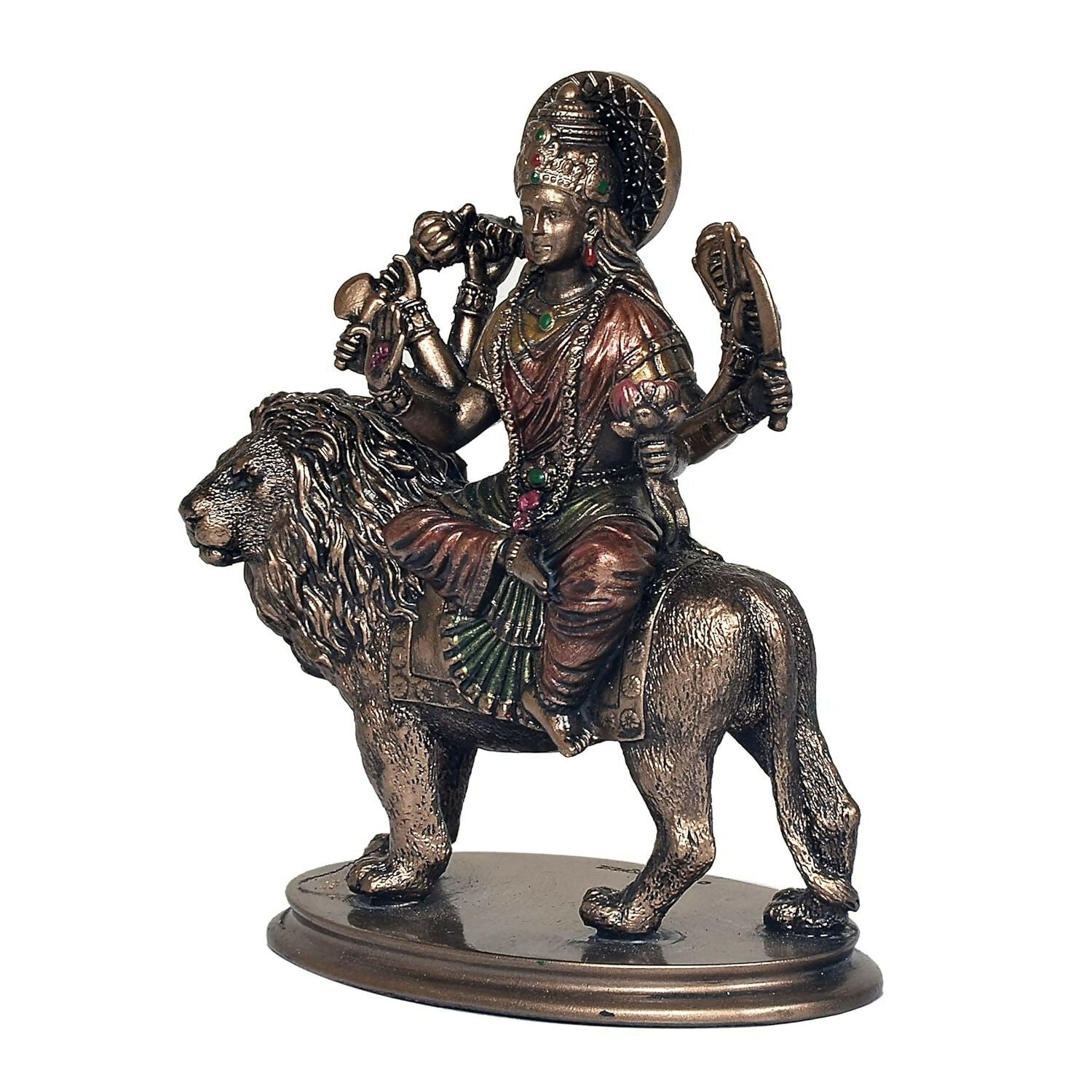 Umi Cold Cast Resin Maa Durga Idol - Grab2buy