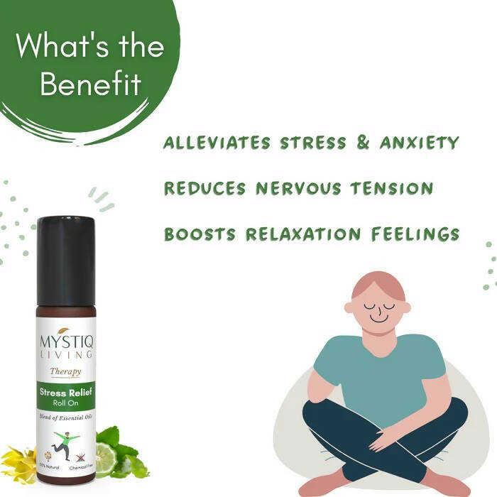 Mystiq Living Therapy Stress Relief Roll On 