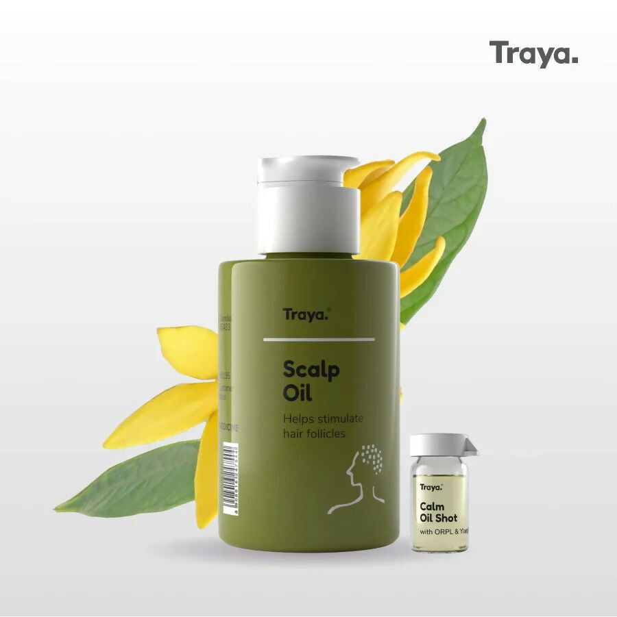 Traya Scalp Oil with Calm Oil Shot  Grab2Buy Traya Grab2Buy