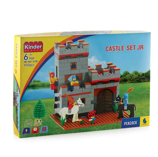 Peacock Castle Set Smart Junior Educational Learning Building Block Set For Kids - Grab2buy