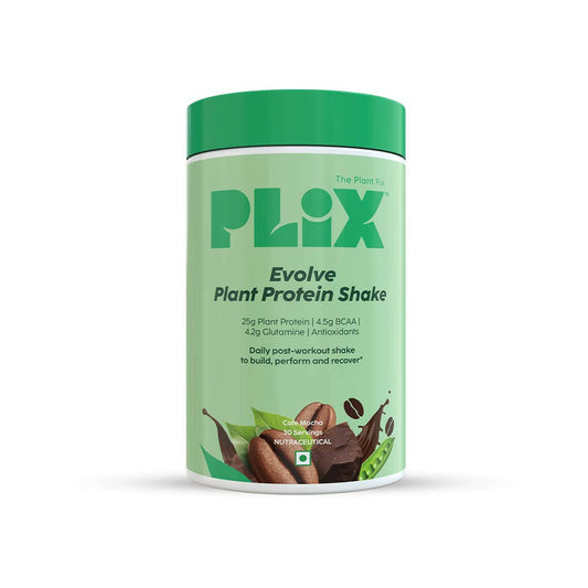PLIX The Plant Fix Evolve Plant Protein Shake Powder - Cafe Mocha 