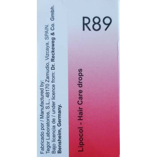 Dr. Reckeweg Lipocol R89 Hair Care Drops 
