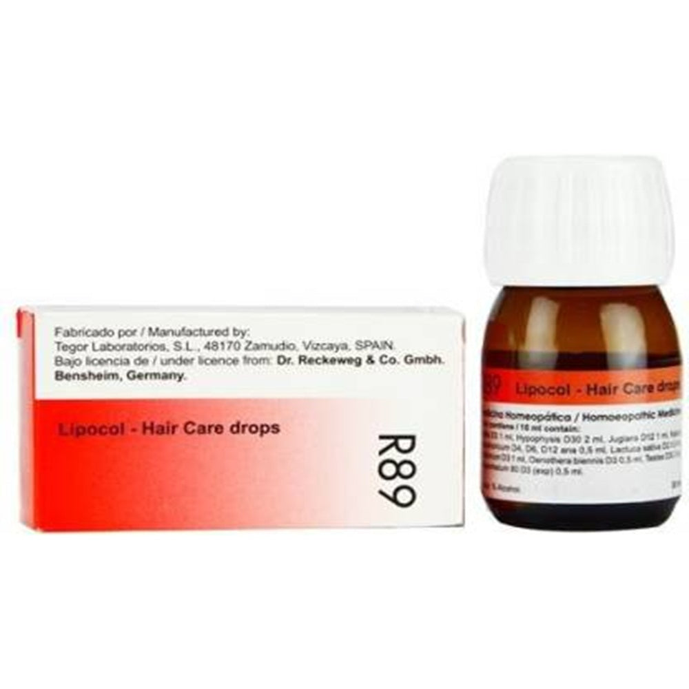 Dr. Reckeweg Lipocol R89 Hair Care Drops 