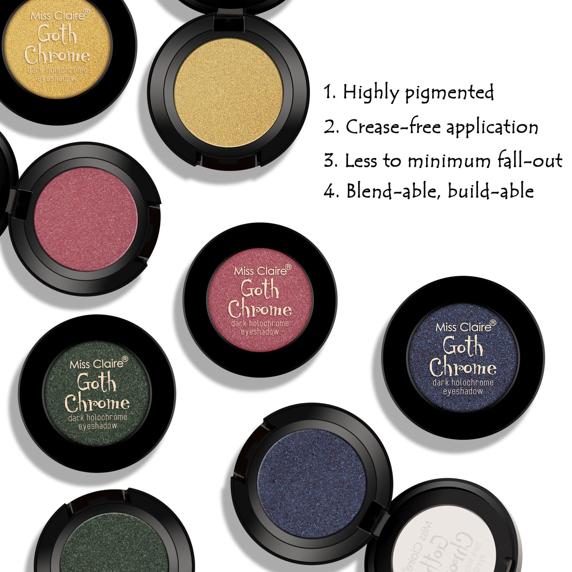 Miss Claire Goth Chrome Eyeshadow - 8