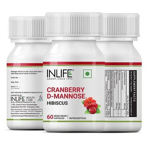 Inlife Cranberry D-Mannose Capsules 