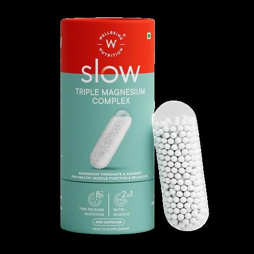 Wellbeing Nutrition Slow Triple Magnesium Complex Capsules - Grab2buy