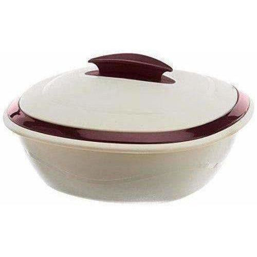 Maroon Color - Double Wall Casserole - Grab2buy