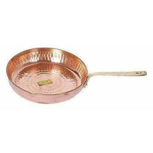 Copper Fry Pan Tadka Pan - Frying Cooking Serving Dishes | Grab2Buy