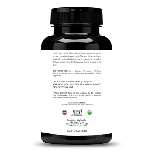Vokin Biotech Original Height Veda Supreme Formula Capsules  Grab2Buy Vokin Biotech Grab2Buy