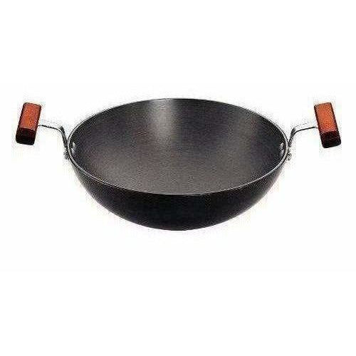Hard Anodised Round Bottom Deep-Fry Pan | Grab2Buy