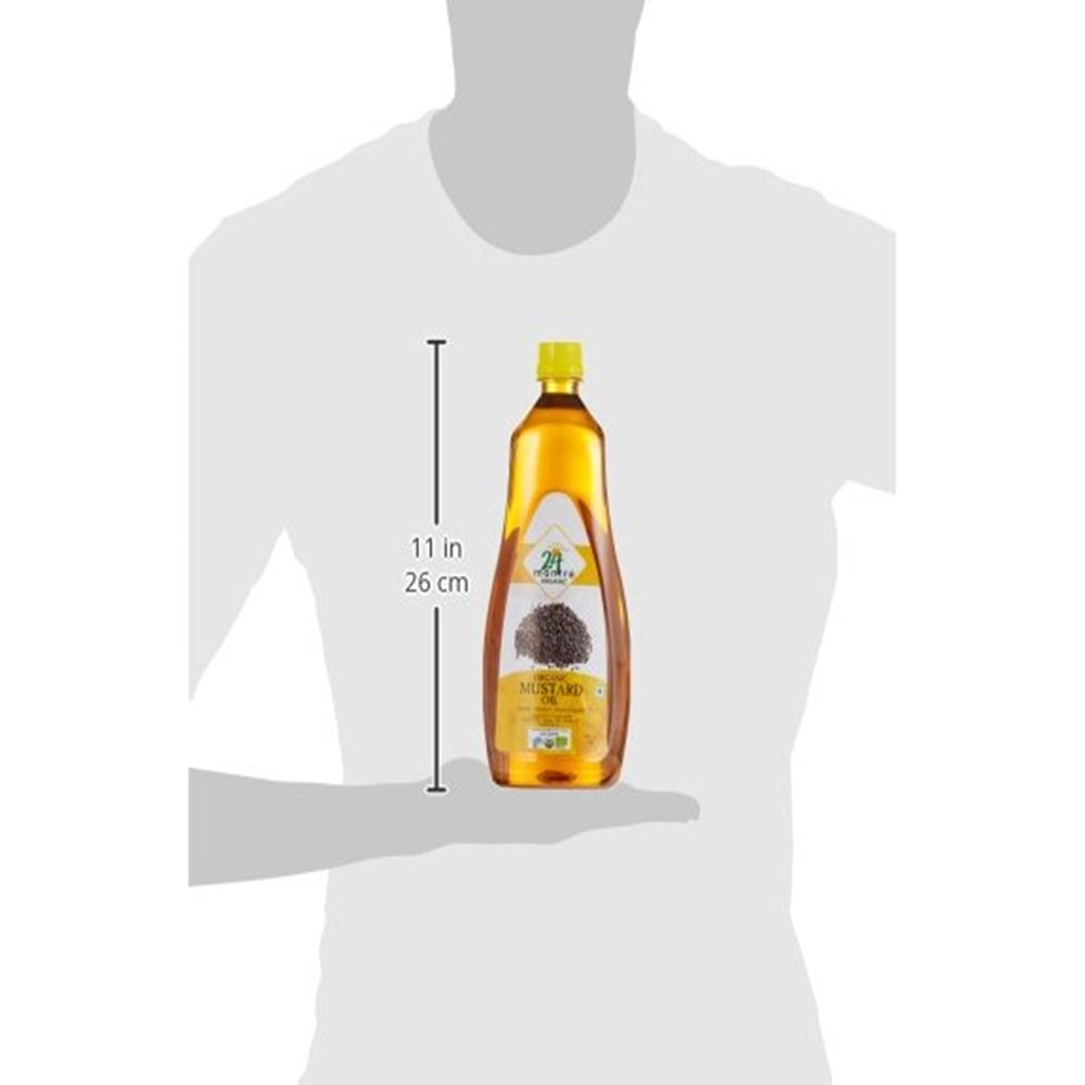 24 Mantra Organic Mustard Oil - Grab2buy
