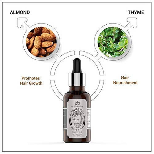 The Man Company Beard Growth Oil With Almond & Thyme  Grab2Buy The Man Company Grab2Buy