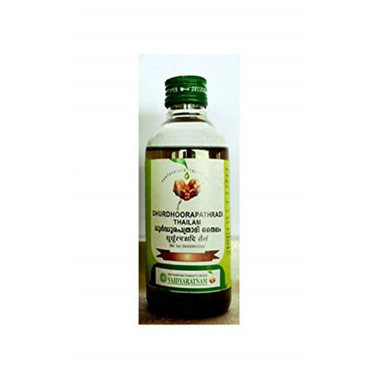Vaidyaratnam Dhurdhoorapathradi Kera Thailam 