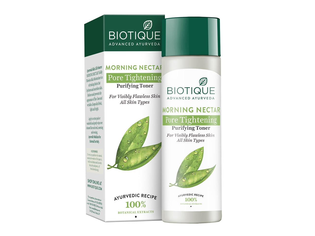 Biotique Advanced Ayurveda Bio Morning Nectar Visibly Flawless Toner - Grab2buy