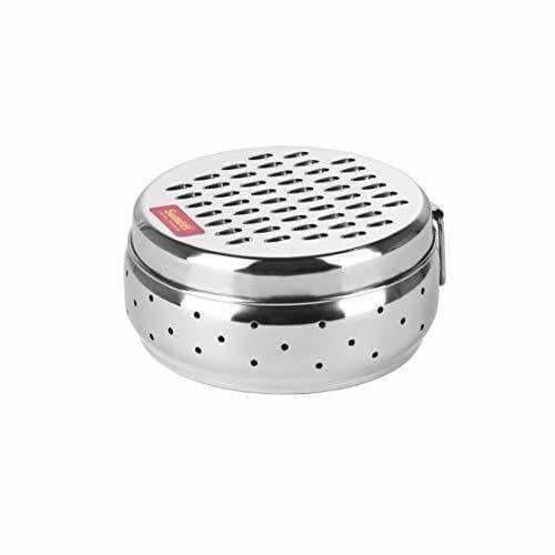 Stainless Steel Spill Free Vegetable Grater with Storage Container | Grab2Buy