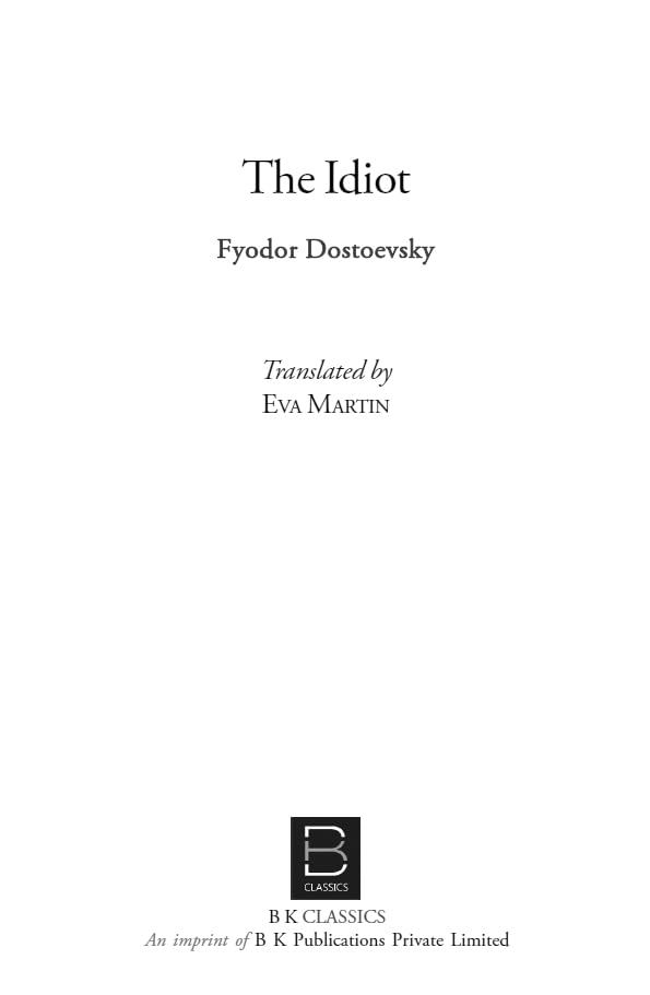 THE IDIOT by Fyodor Dostoevsky  Grab2Buy Generic Grab2Buy
