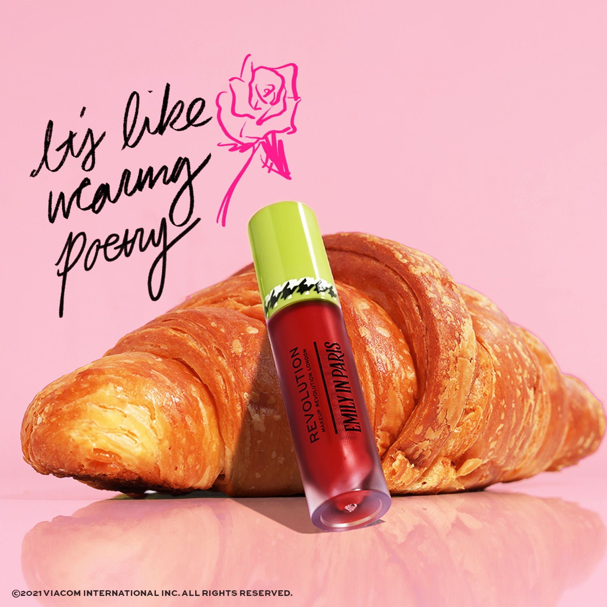 Makeup Revolution X Emily In Paris Multi-Use Lip & Cheek Blush Paris Fantasy Rouge