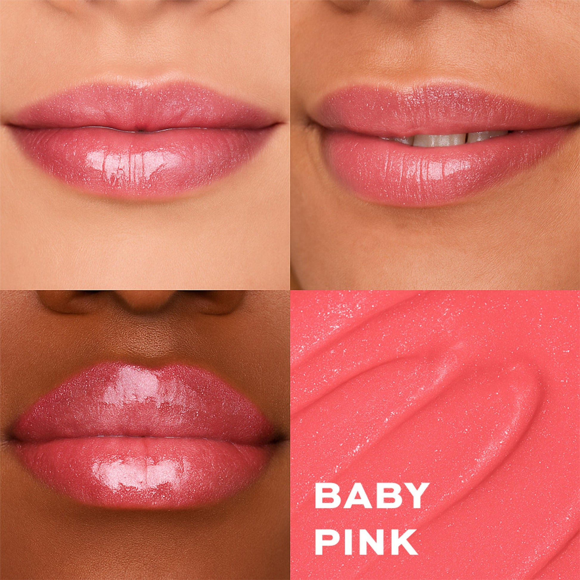 Makeup Revolution Metallic Muse Glitter Lipstick - Baby Pink