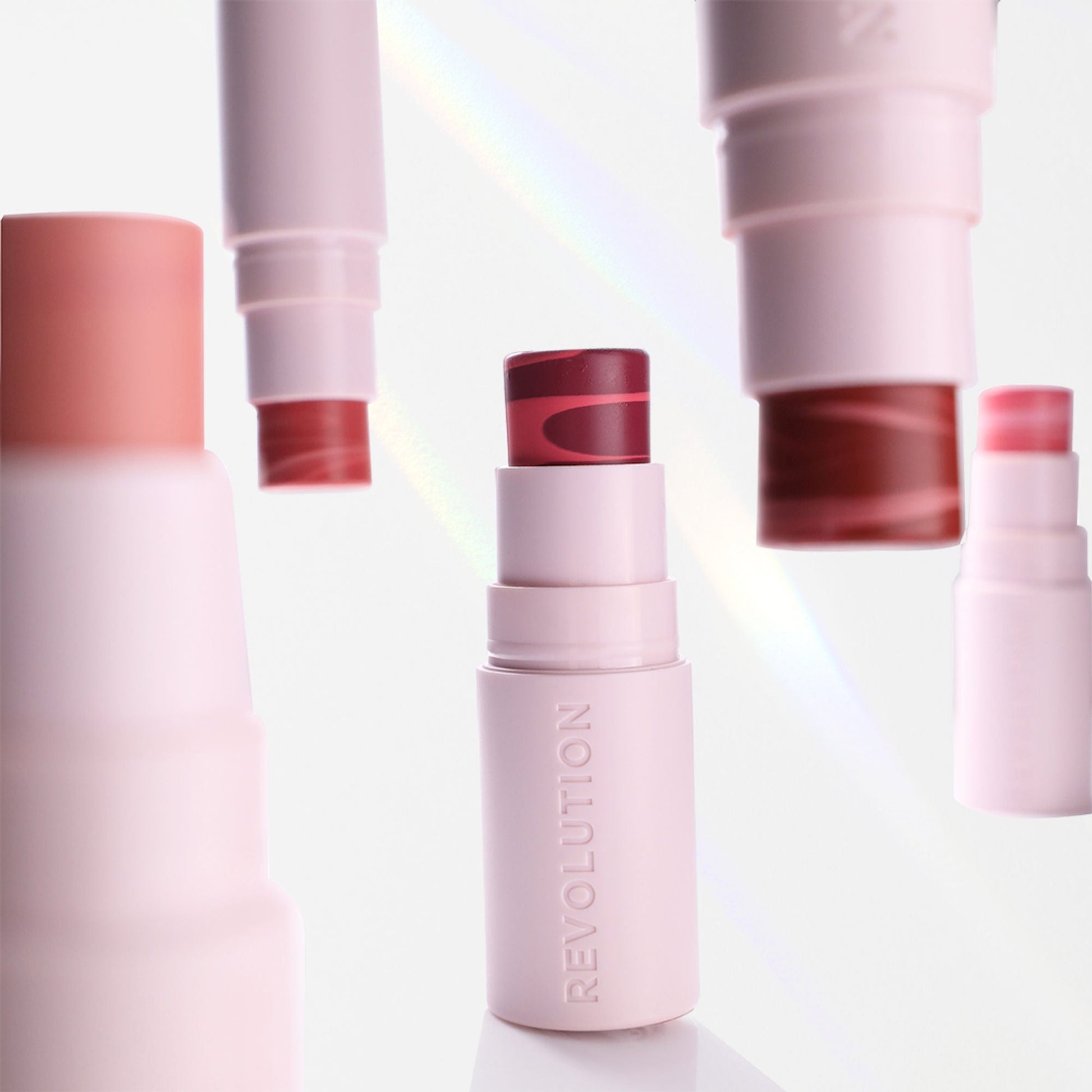 Makeup Revolution Skin Silk Marble Blush Stick - Rosy Cheeks