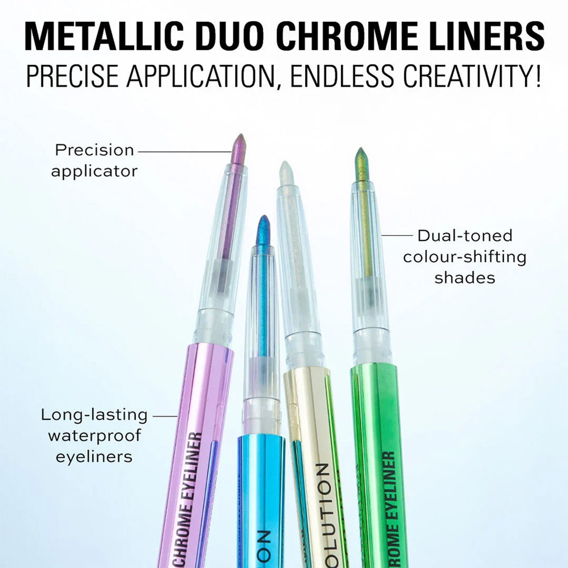 Makeup Revolution Metallic Duochrome Eyeliner - Twisted Galaxy